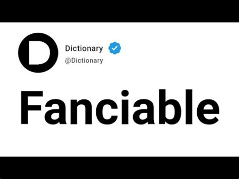 fanciable meaning